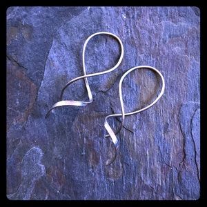 Lovely threaded sterling silver earrings!